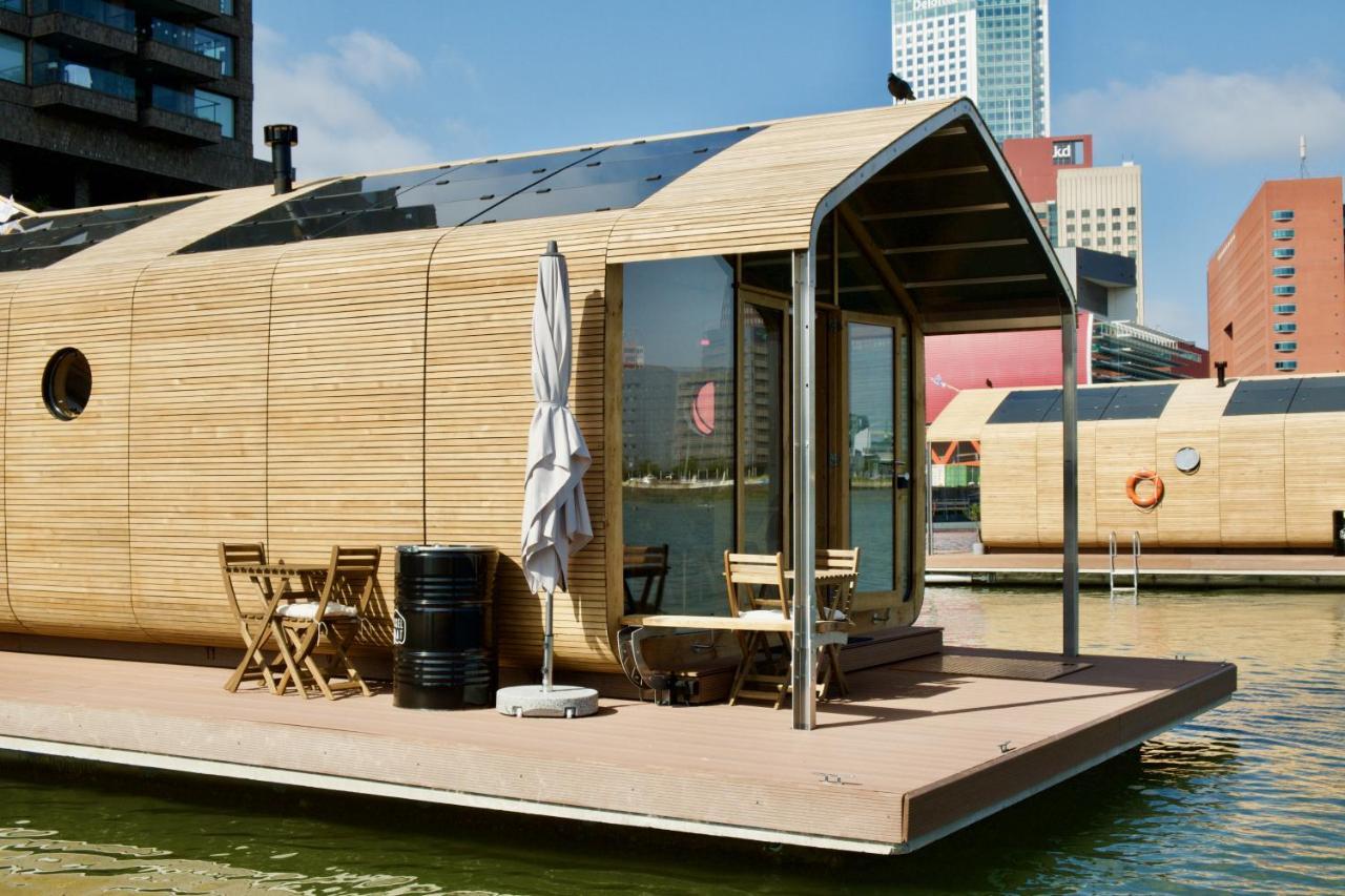 Wikkelboat Nr1 At Floating Rotterdam Rijnhaven Villa Exterior photo